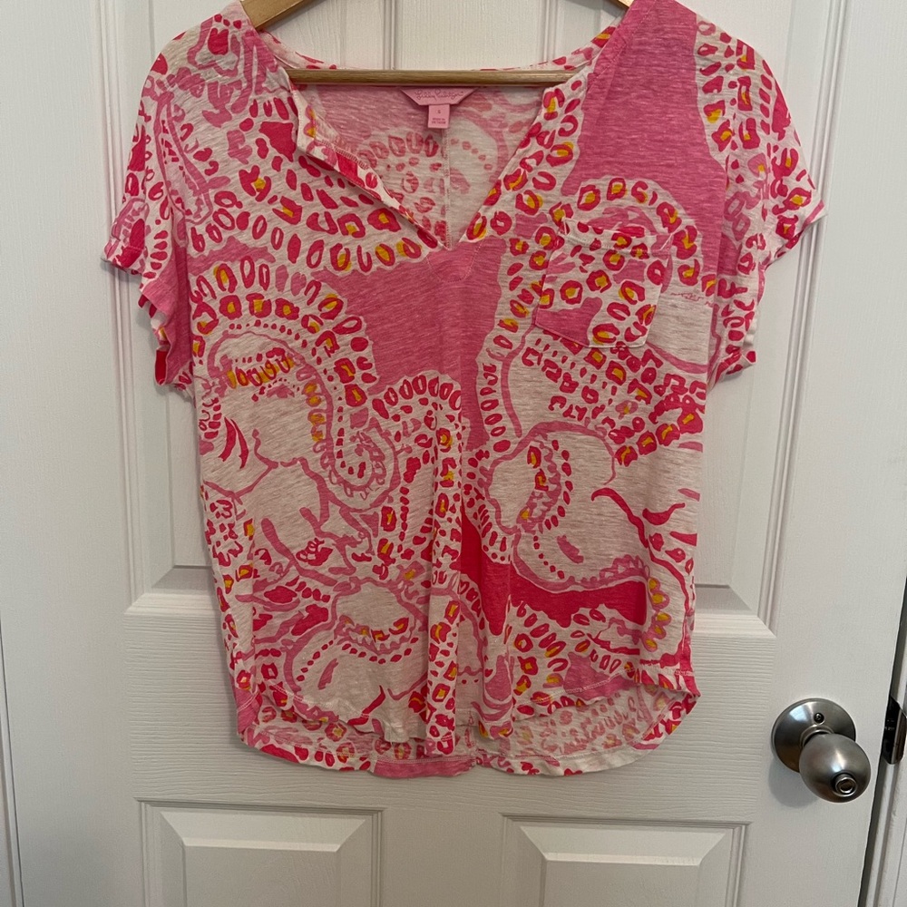 Lilly Pulitzer Linen Top